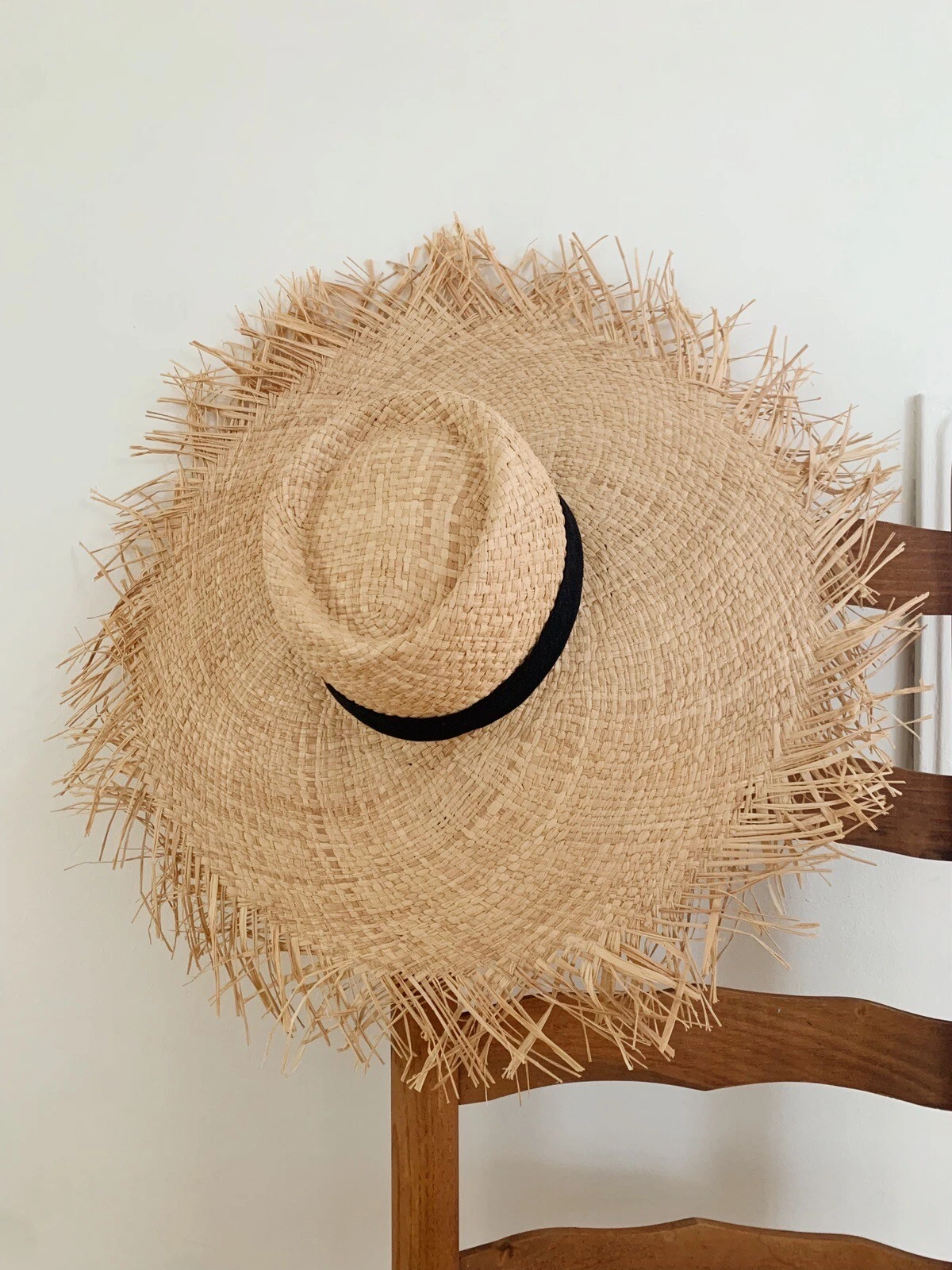 NEW J Crew Womens Beach Sun Straw Floppy Hat Size S-M