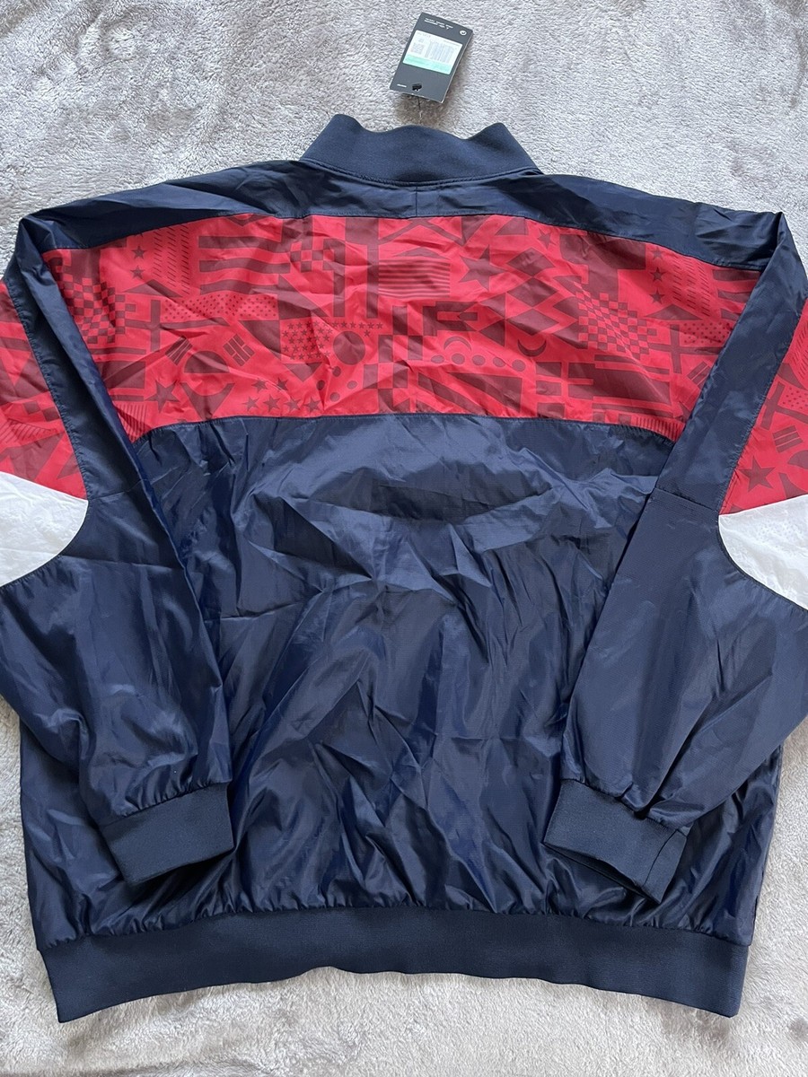 Air Jordan Flight Legacy FIBA Jacket Red/White/Blue CJ9082-451