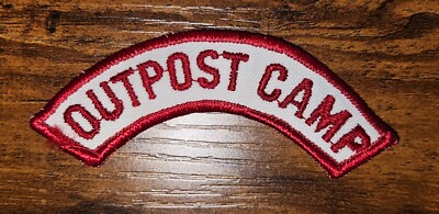 Vintage Outpost Camp High Adventure Boy Scout Unifor Rocker Patch