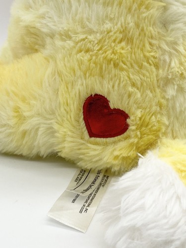 Yellow Kitty Cat Plush Heart On Bottom Stuffed Animal Greenbrier 10" - Picture 7 of 9