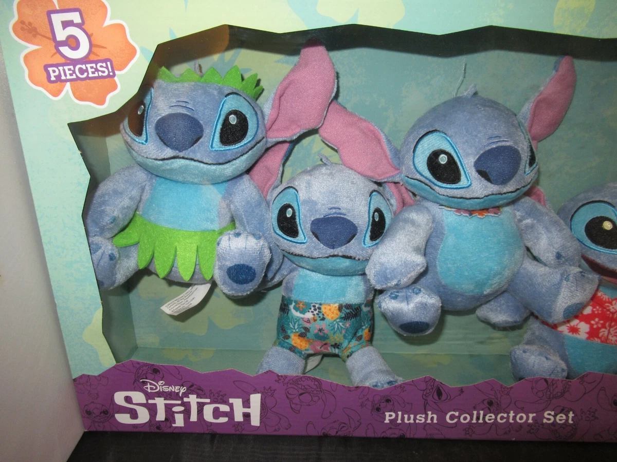 Disney Stitch Plush Collector Set, Officially Licensed Kids Toys for Ages 3  Up, Gifts and Presents 