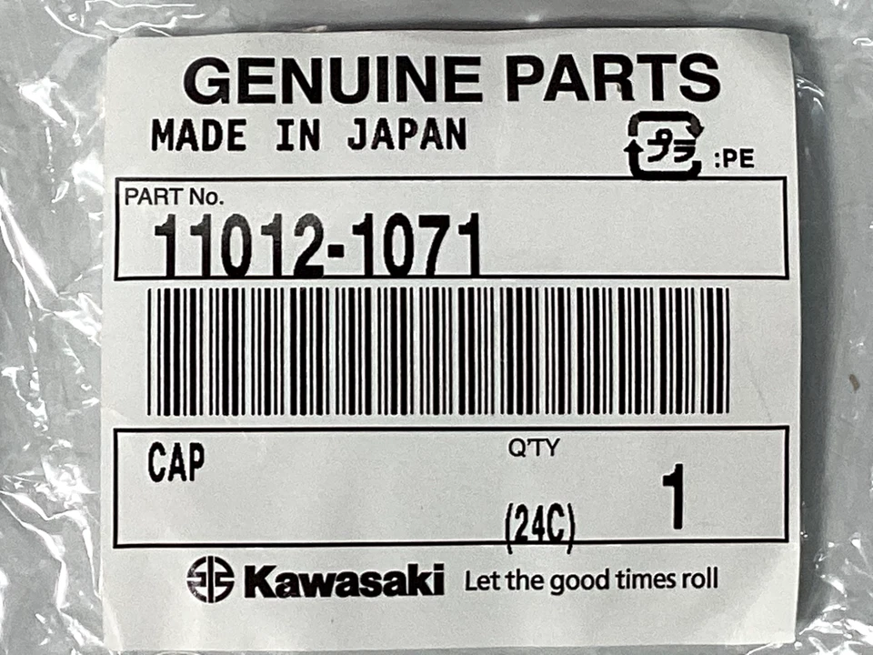 Tapa Kawasaki OEM nueva 11012-1071 Foto 2 de 2