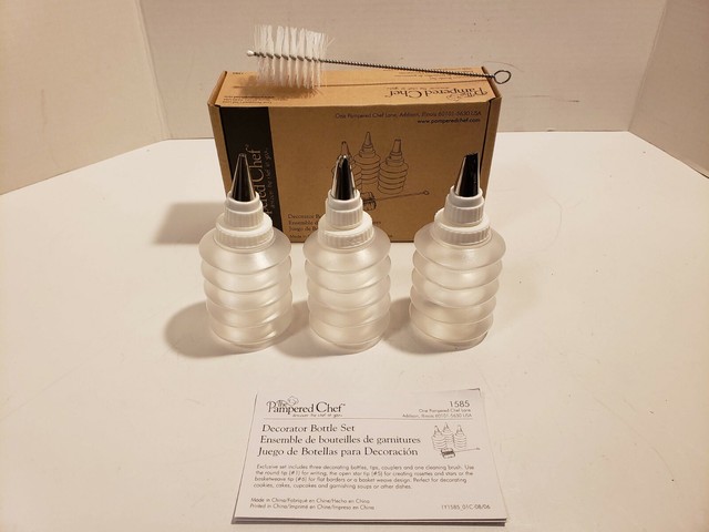 Pampered Chef Easy Accent Decorator 1778 Cakes Cookies Deviled