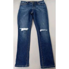 Joe's Womens Jeans Size 29 Medium Rise Skinny Denim Ripped Distressed Casual Y2K