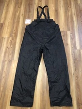 Viking Open Road Bib Men's L Black Rain Suit Pants Overalls Fly Fishing Hunting