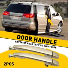 Rear Sliding Door Handle Passenger & Driver Side For Toyota Sienna 2004 -2010