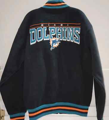 Miami Dolphins NFL Men's Varsity Style Jacket - size Medium | eBay