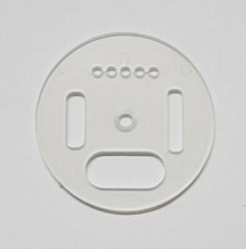 Rozeta otworów powietrznych 50 mm z blokadą drona przezroczysta 5 sztuk 