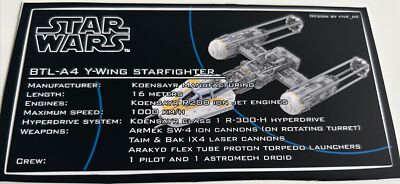 Lego Star Wars UCS Sticker MOC BTL-A4 Y-Wing Starfighter by five_dc TBC