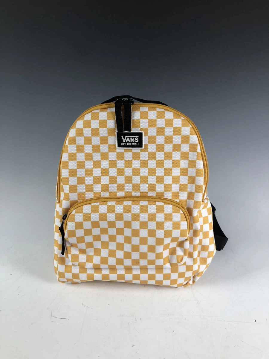 nederlag Definere Forventning Vans Old Skool Checkerboard Yellow Backpack | eBay