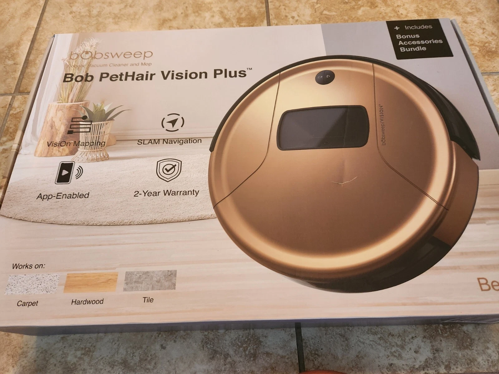 BOBSWEEP - PetHair Plus Robotic Vacuum Cleaner WITH Mop