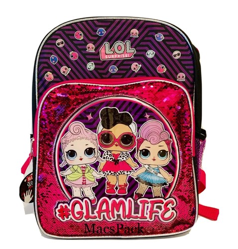 lol backpack sequin