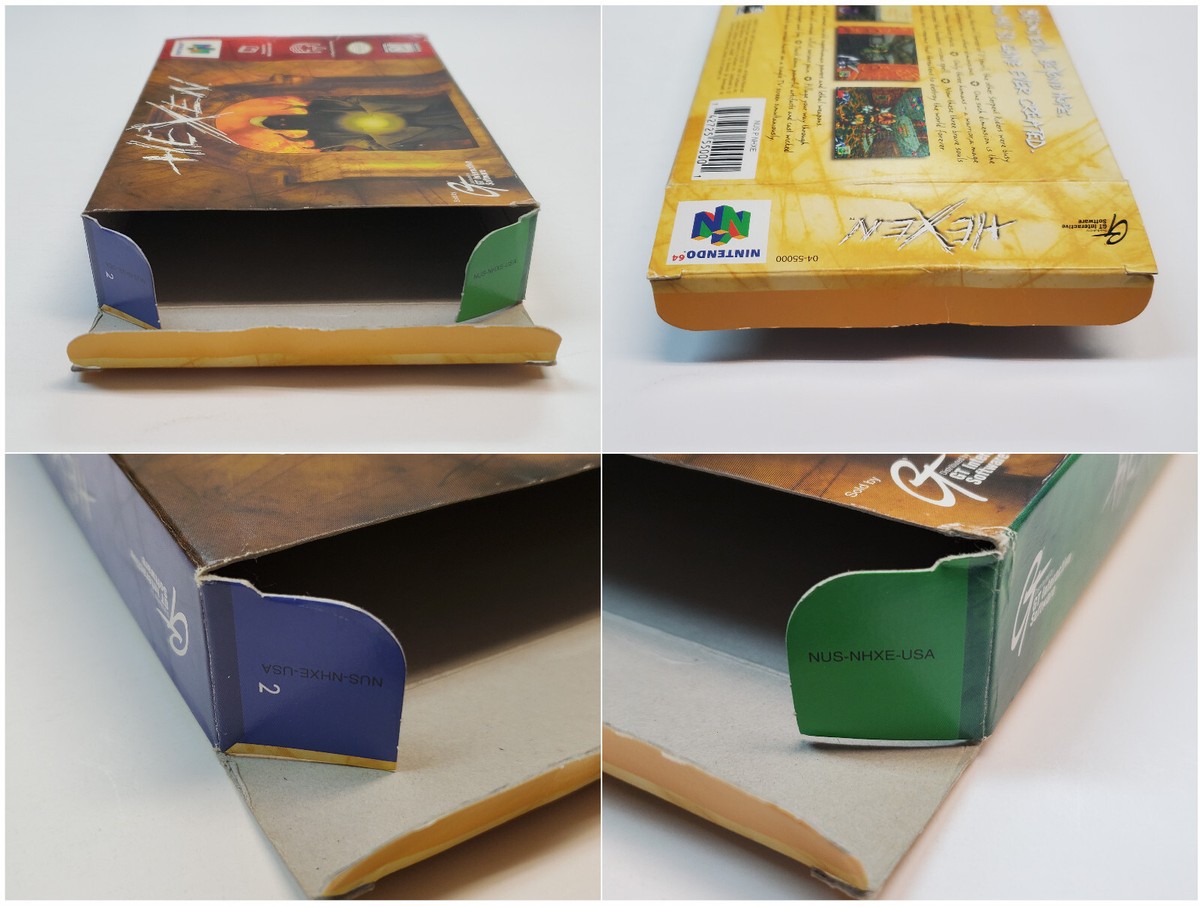 Hexen Original N64 Nintendo 64 Box & Manual Only *wear | eBay