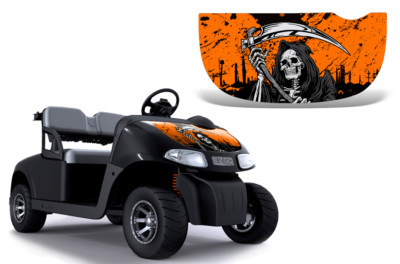 EZ Go Freedom RXV Golf Cart Hood Graphics Kit Sticker Decal 2015-22 ...
