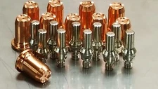 20pc PT-60 iPT60 iPT-60 PT-40 40A Contoured Plasma Drag Cut Nozzles + Electrodes