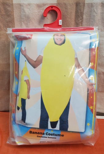 Smiffys Banana Costume, Yellow - One Size Fits MOST - Picture 1 of 2