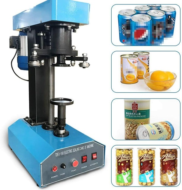 Can Sealer 85mm Automatic Tin Sealing Machine Customization Mold Tin