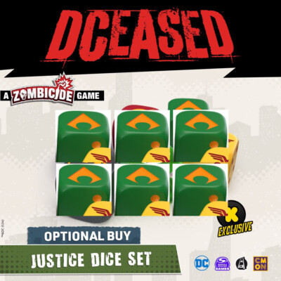 CMON Dceased - Justice Dice Set - 6* Aquaman - Neu & OVP - Presale