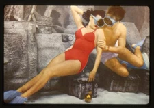 Underwater! Richard Egan Jane Russell Swimsuit Divers Vintage 35mm Transparency