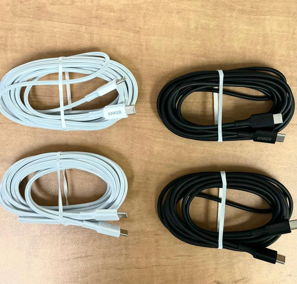 Anker 10ft USB C to USB C Charging Cable Fast Charge for iPhone Samsung (2-Pack) - Image 2 of 2