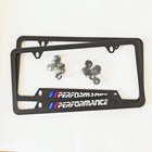 2pc / Performance Decals Auto license plate frames With Screws Cap Us Standard