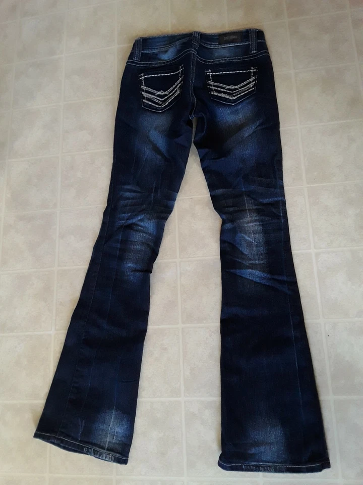  Womens-ZCO JEANS  -Size 3-SLIM BOOT-STRETCH-Denim Jeans- - Image 3 of 3