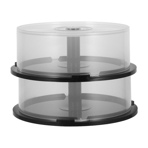 2 Pcs Leerer CD-Eimer Büro DVD-Speichereimer CD-Aufbewahrungsbehälter - Afbeelding 7 van 12