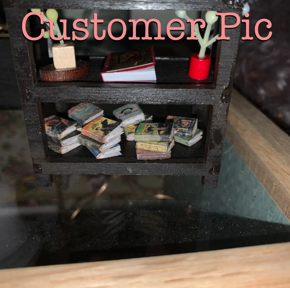 1:24 Scale HARRY POTTER WIZARD 17 Pc Miniature Prop Faux Books Magic Hogwarts - Image 4 of 4