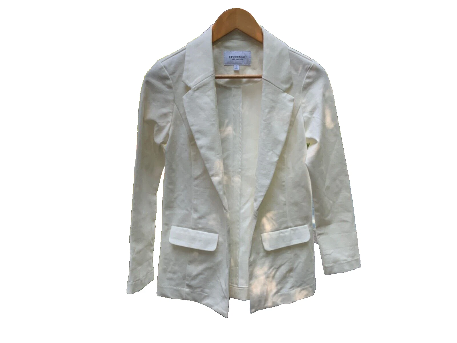 OFF WHITE Giacca blazer Liverpool donna carriera fidanzato ufficio aperto erba limone MP $119