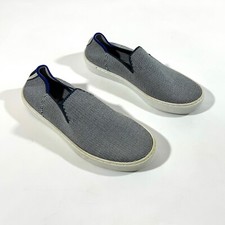 Rothys Slip On Shoes The Sneaker Women's Blue/White Comfort Casual Size W 7