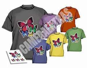Iron On T-shirt Transfer Paper for DARK FABRICS Inkjet Printer X 5 Sheets UK | eBay