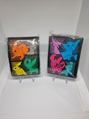 Pokemon Drachenwandel Evolving Skies ETB Sleeves Doppelpack TTB Hüllen NEU & OVP