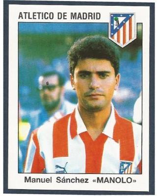 PANINI FUTBOL 93-94 SPANISH -#068-ATLETIC DE MADRID-MANUEL SANCHEZ ''MANOLO''