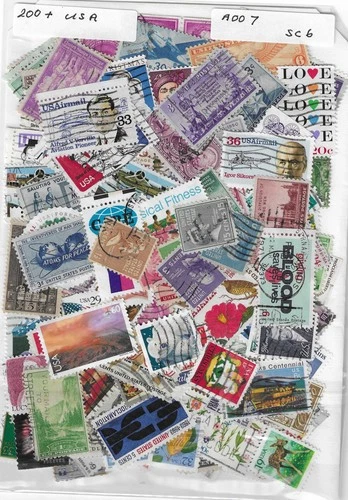 Super collection of 200 plus USA stamps. Uk buyers only