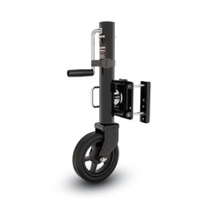 Towking 8 Spoke Wheel Trailer Jack 10 Vertical Movement 1500 Lbs Black