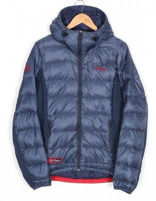 BERGANS OF NORWAY Myre Down Hooded Hybrid Puffer Jacket Women Size L MJ6340