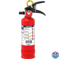 Ougist ABC Fire Extinguisher for Home & Vehicle - 2.5 lb 1-A:10-B:C Rated, Dry C
