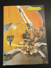 Meccano Erector Set 7080 Special Edition Motorized Crane w/Grey Case