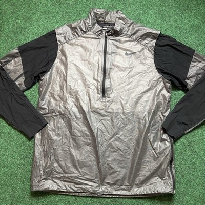 Nike Golf Hyperadapt Lightweight Jacket Sz Large 1/2 Zip Pullover