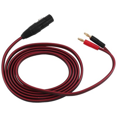 XLR to Banana Speaker Cable,XLR 3 Pin Female to Dual Banana Plugs Audio7095