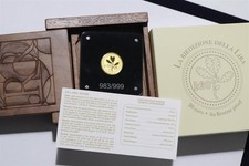 🧭 🇮🇹 ITALY GOLD 20 EURO 2025 PROOF 1/4 OZ. BOX + COA ONLY 999 MADE CXROX 