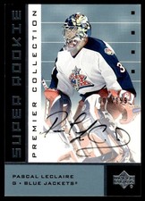 2002-03 Upper Deck Premier Collection Pascal Leclaire Rookie Auto 009/199