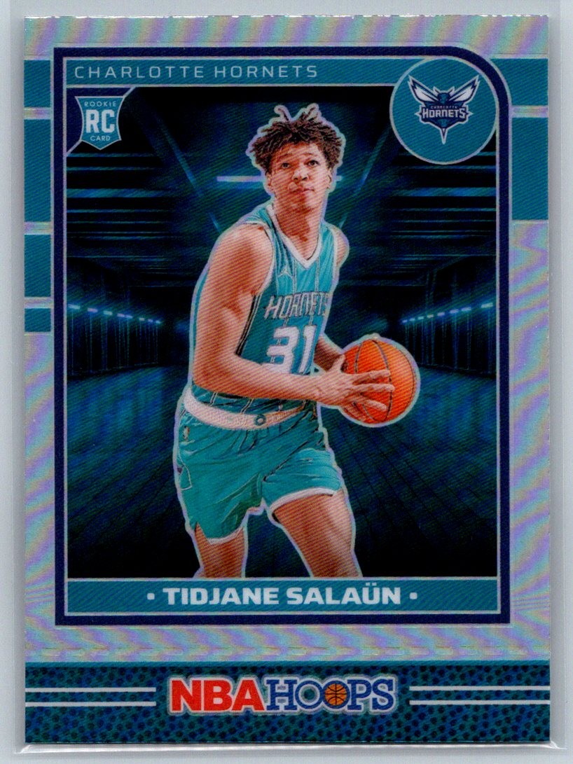 2024-25 Hoops #236 Tidjane Salaun Premium Prizms Silver