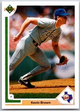 ⚾ 1991 Upper Deck #472c Kevin Brown Texas Rangers