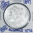 1897 MORGAN SILVER DOLLAR AUTHENTIC HI GRADE U.S. MINT COIN FREE SHIPPING 4772