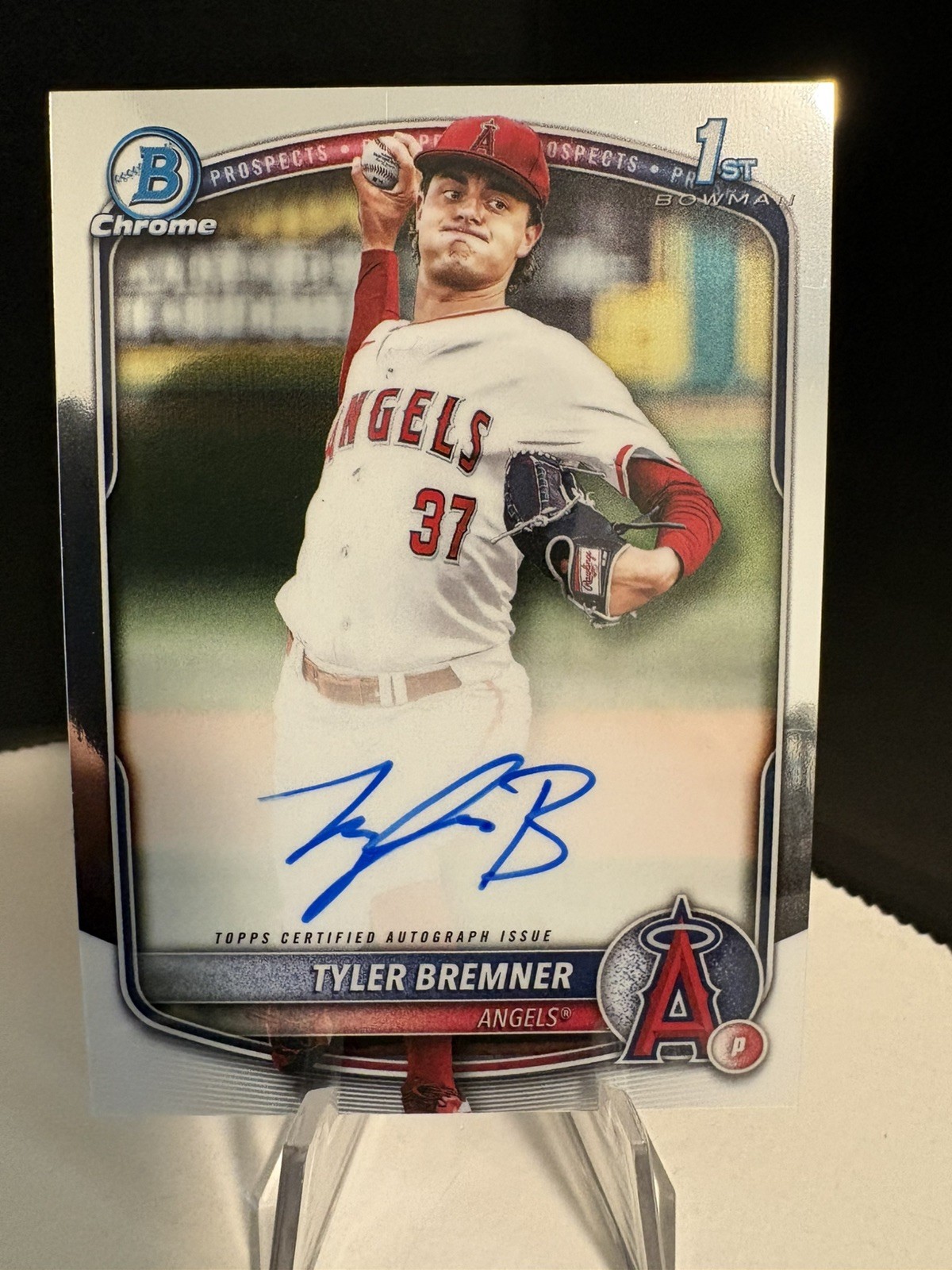 2025 Bowman Draft Tyler Bremner- 1st Bowman Chrome Auto- Angels