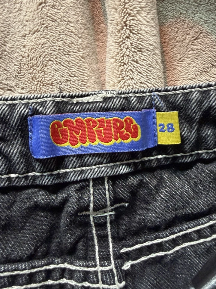 EMPYRE Men’s Baggy Grey Cargo Pants Size 28 Authentic Skater Streetwear - Image 4 of 4