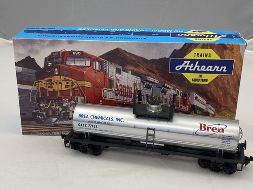 Coche cisterna Athearn HO 10299 Brea Chemicals Union 76 40' GATX 77428 con caja como está | Condition: Used