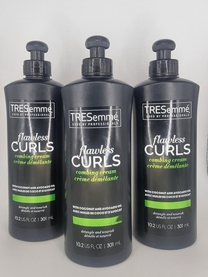 Lot of 3 TRESemme Flawless Curls Combing Cream 10.2 fl oz