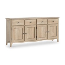 Roseland Furniture Celine Washed Oak Extra Large Sideboard RRP £490